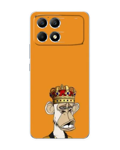 Чехол для Xiaomi POCO F6 с картинкой «Золотая обезьяна Bored Ape» Чехол для Xiaomi POCO F6 с картинкой «Золотая обезьяна Bored Ape»