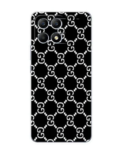 Чехол для Xiaomi POCO F6 с картинкой «Gucci — сетчатый паттерн»