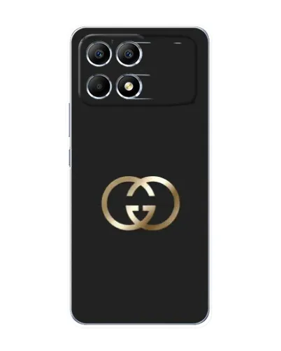 Чехол для Xiaomi POCO F6 с картинкой «Минимализм Gucci»