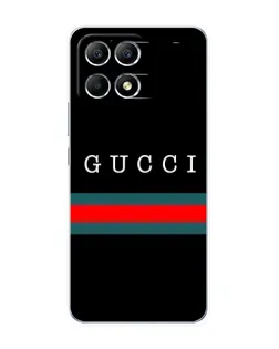 Чехол для Xiaomi POCO F6 с картинкой «Gucci — красный пояс»