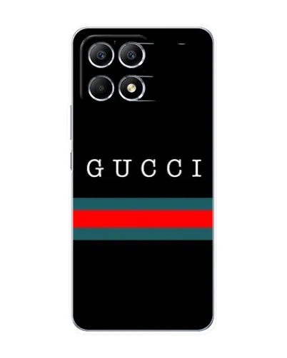 Чехол для Xiaomi POCO F6 с картинкой «Gucci — красный пояс»