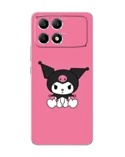 Чехол для Xiaomi POCO F6 с картинкой «Хмурая Kuromi»