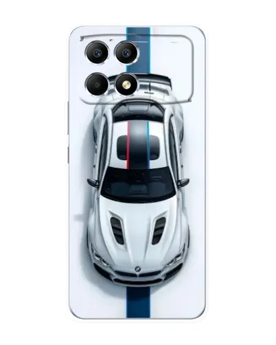 Чехол для Xiaomi POCO F6 с картинкой «Вид сверху — BMW M»
