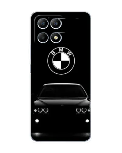 Чехол для Xiaomi POCO F6 с картинкой «BMW — взгляд из темноты»