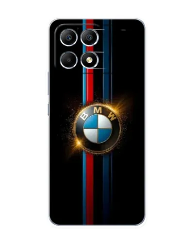 Чехол для Xiaomi POCO F6 с картинкой «BMW M-Power неон»