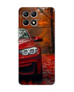 Чехол для Xiaomi POCO F6 с картинкой «Осенняя BMW M4»