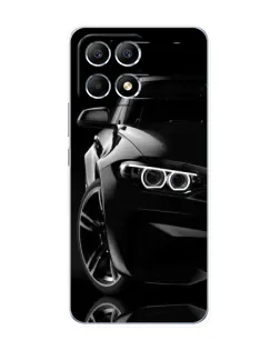 Чехол для Xiaomi POCO F6 с картинкой «Черная BMW — профиль» Чехол для Xiaomi POCO F6 с картинкой «Черная BMW — профиль»