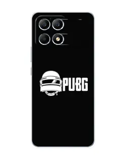 Чохол для Xiaomi POCO F6 з картинкою «PUBG — класичний лого»