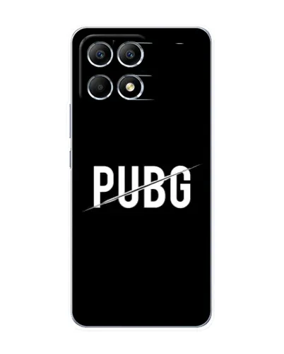 Чохол для Xiaomi POCO F6 з картинкою «PUBG — білий логотип» Чохол для Xiaomi POCO F6 з картинкою «PUBG — білий логотип»