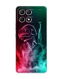 Чохол для Xiaomi POCO F6 з картинкою «PUBG — вогняний воїн»