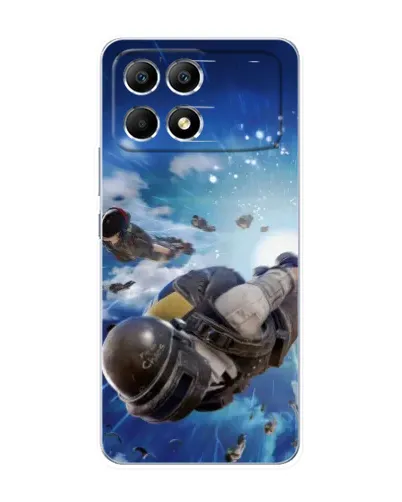 Чохол для Xiaomi POCO F6 з картинкою «Десант PUBG — стрибок» Чохол для Xiaomi POCO F6 з картинкою «Десант PUBG — стрибок»