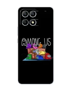 Чехол для Xiaomi POCO F6 с картинкой «Логотип Among Us» Чехол для Xiaomi POCO F6 с картинкой «Логотип Among Us»