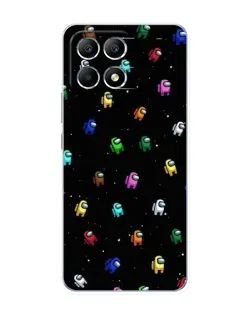 Чехол для Xiaomi POCO F6 с картинкой «Экипаж Among Us»