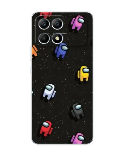 Чехол для Xiaomi POCO F6 с картинкой «Космический паттерн Among Us» Чехол для Xiaomi POCO F6 с картинкой «Космический паттерн Among Us»