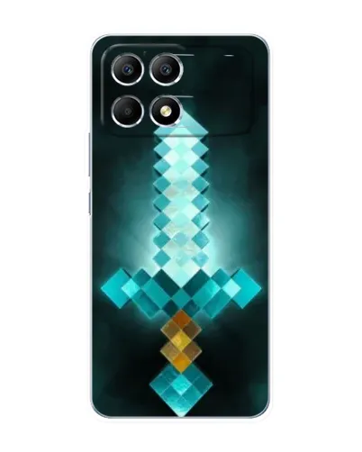 Чехол для Xiaomi POCO F6 с картинкой «Алмазный меч неон» Чехол для Xiaomi POCO F6 с картинкой «Алмазный меч неон»