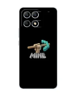 Чехол для Xiaomi POCO F6 с картинкой «Алмазная кирка»