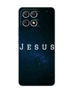 Чехол для Xiaomi POCO F6 с картинкой «Звездное небо Jesus»