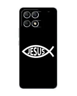 Чехол для Xiaomi POCO F6 с картинкой «Классический Jesus»
