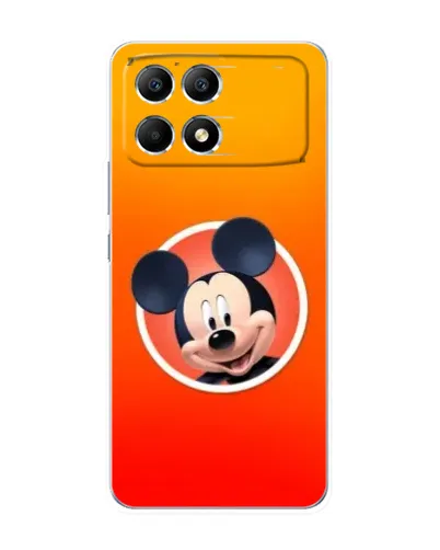 Чехол для Xiaomi POCO F6 с картинкой «Mickey в круге»