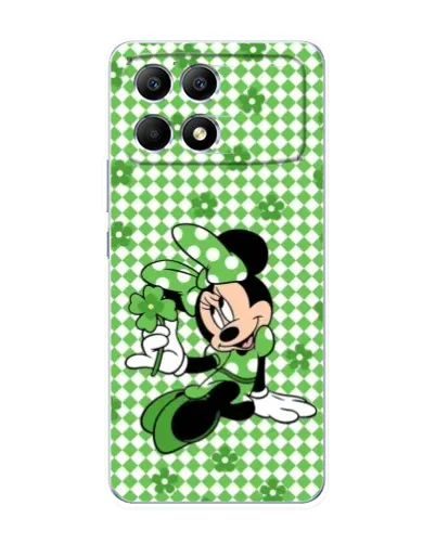 Чехол для Xiaomi POCO F6 с картинкой «Mickey в клетку»