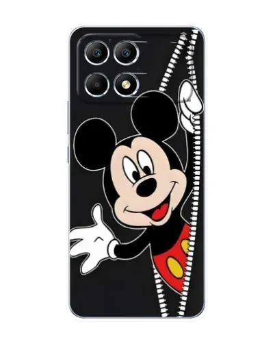 Чехол для Xiaomi POCO F6 с картинкой «Микки раздвигает стены»
