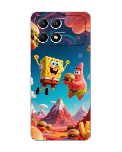 Чехол для Xiaomi POCO F6 с картинкой «Космический фастфуд» Чехол для Xiaomi POCO F6 с картинкой «Космический фастфуд»