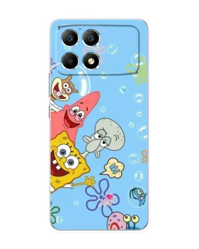 Чехол для Xiaomi POCO F6 с картинкой «Веселые пузырьки» Чехол для Xiaomi POCO F6 с картинкой «Веселые пузырьки»