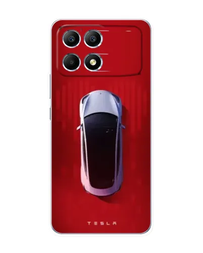 Чохол для Xiaomi POCO F6 з картинкою «Tesla Top View» Чохол для Xiaomi POCO F6 з картинкою «Tesla Top View»