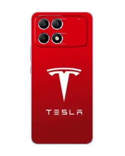 Чохол для Xiaomi POCO F6 з картинкою «Tesla Red Classic»