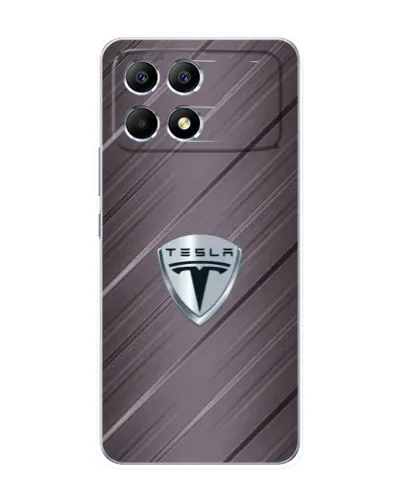 Чохол для Xiaomi POCO F6 з картинкою «Металева текстура Tesla» Чохол для Xiaomi POCO F6 з картинкою «Металева текстура Tesla»