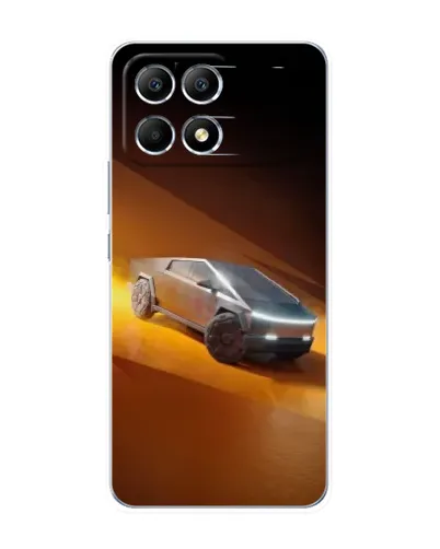 Чохол для Xiaomi POCO F6 з картинкою «Cybertruck у пустелі» Чохол для Xiaomi POCO F6 з картинкою «Cybertruck у пустелі»