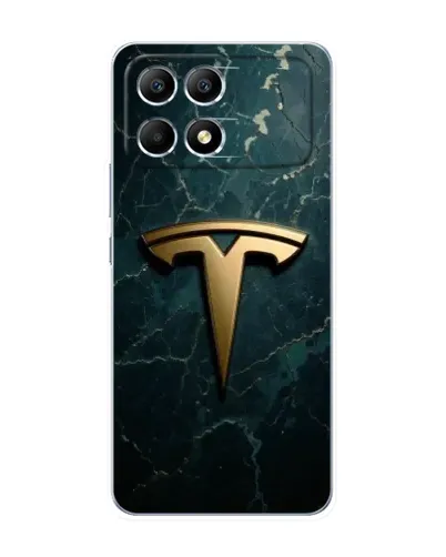 Чохол для Xiaomi POCO F6 з картинкою «Мармурова Tesla Gold» Чохол для Xiaomi POCO F6 з картинкою «Мармурова Tesla Gold»