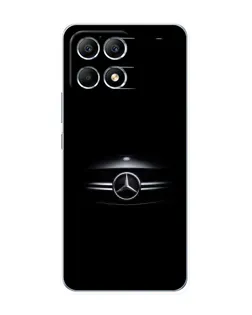 Чехол для Xiaomi POCO F6 с картинкой «Mercedes — абстрактные линии»