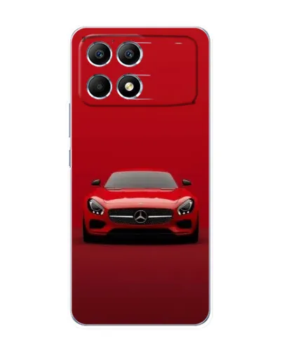 Чехол для Xiaomi POCO F6 с картинкой «Красный Mercedes AMG» Чехол для Xiaomi POCO F6 с картинкой «Красный Mercedes AMG»