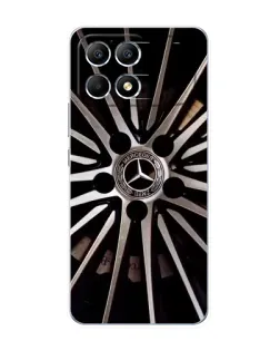 Чехол для Xiaomi POCO F6 с картинкой «Диск Mercedes»
