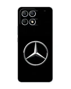 Чехол для Xiaomi POCO F6 с картинкой «Mercedes классический лого»