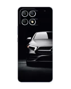Чехол для Xiaomi POCO F6 с картинкой «Свет фар Mercedes»