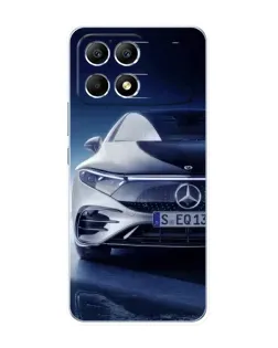 Чехол для Xiaomi POCO F6 с картинкой «Mercedes EQ — будущее»