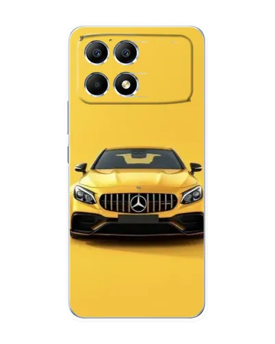 Чехол для Xiaomi POCO F6 с картинкой «Желтый Mercedes GT» Чехол для Xiaomi POCO F6 с картинкой «Желтый Mercedes GT»