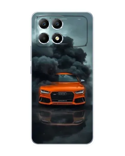 Чехол для Xiaomi POCO F6 с картинкой «Audi в облаках дыма» Чехол для Xiaomi POCO F6 с картинкой «Audi в облаках дыма»