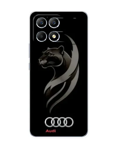 Чехол для Xiaomi POCO F6 с картинкой «Графика — пантера и Audi» Чехол для Xiaomi POCO F6 с картинкой «Графика — пантера и Audi»
