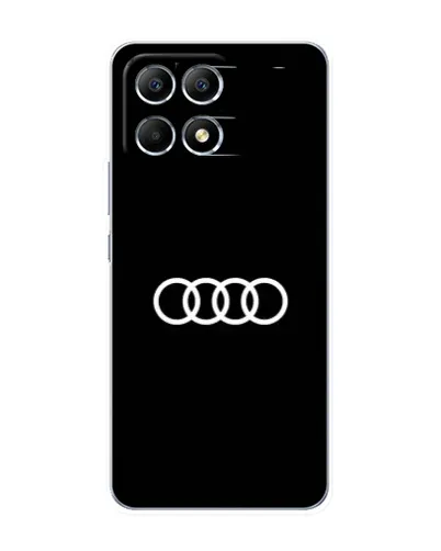 Чехол для Xiaomi POCO F6 с картинкой «Audi White Logo» Чехол для Xiaomi POCO F6 с картинкой «Audi White Logo»