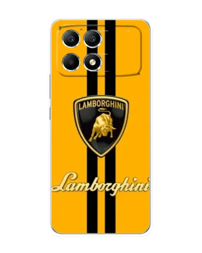 Чохол для Xiaomi POCO F6 з картинкою «Lamborghini Stripe жовтий» Чохол для Xiaomi POCO F6 з картинкою «Lamborghini Stripe жовтий»