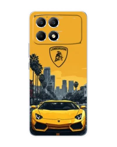 Чохол для Xiaomi POCO F6 з картинкою «Жовтий Lamborghini місто» Чохол для Xiaomi POCO F6 з картинкою «Жовтий Lamborghini місто»