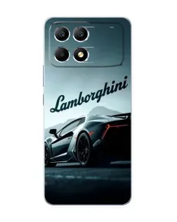 Чохол для Xiaomi POCO F6 з картинкою «Класичний Lamborghini надпис»