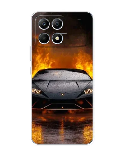 Чохол для Xiaomi POCO F6 з картинкою «Lamborghini у вогні» Чохол для Xiaomi POCO F6 з картинкою «Lamborghini у вогні»