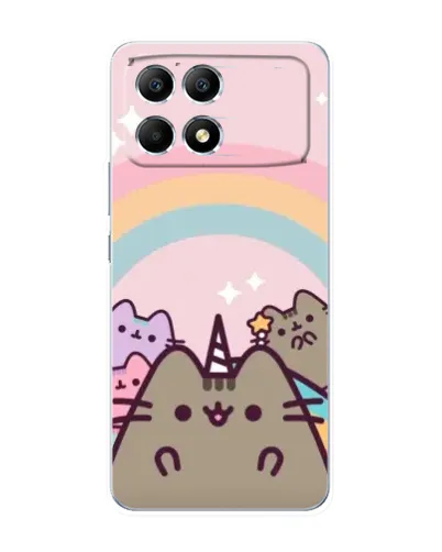 Чехол для Xiaomi POCO F6 с картинкой «Единорог Pusheen» Чехол для Xiaomi POCO F6 с картинкой «Единорог Pusheen»