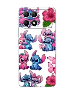 Чехол для Xiaomi POCO F6 с картинкой «Стикеры Stitch и Angel» Чехол для Xiaomi POCO F6 с картинкой «Стикеры Stitch и Angel»