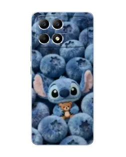 Чехол для Xiaomi POCO F6 с картинкой «Стич и голубика» Чехол для Xiaomi POCO F6 с картинкой «Стич и голубика»