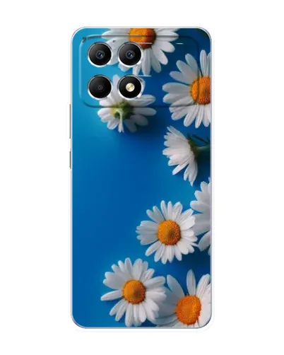 Чехол для Xiaomi POCO F6 с картинкой «Белоснежные маргаритки»